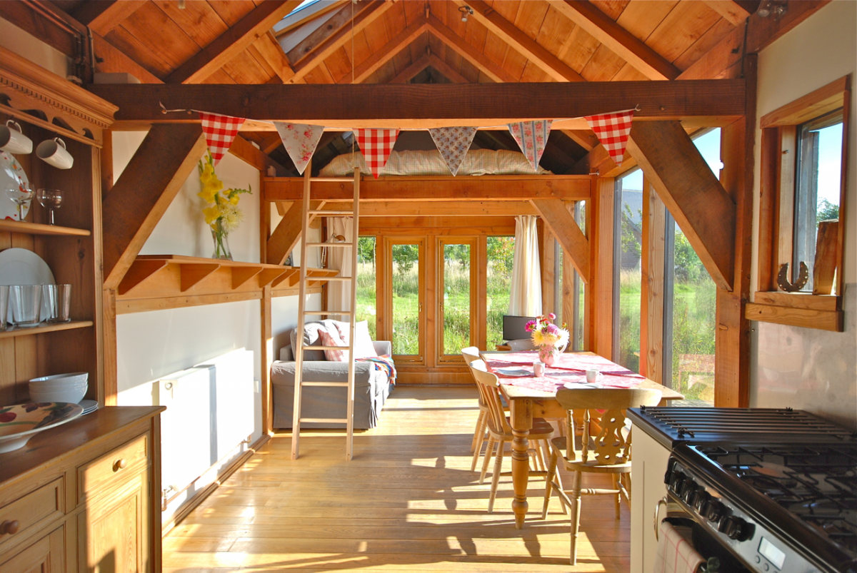 The Cabin interior